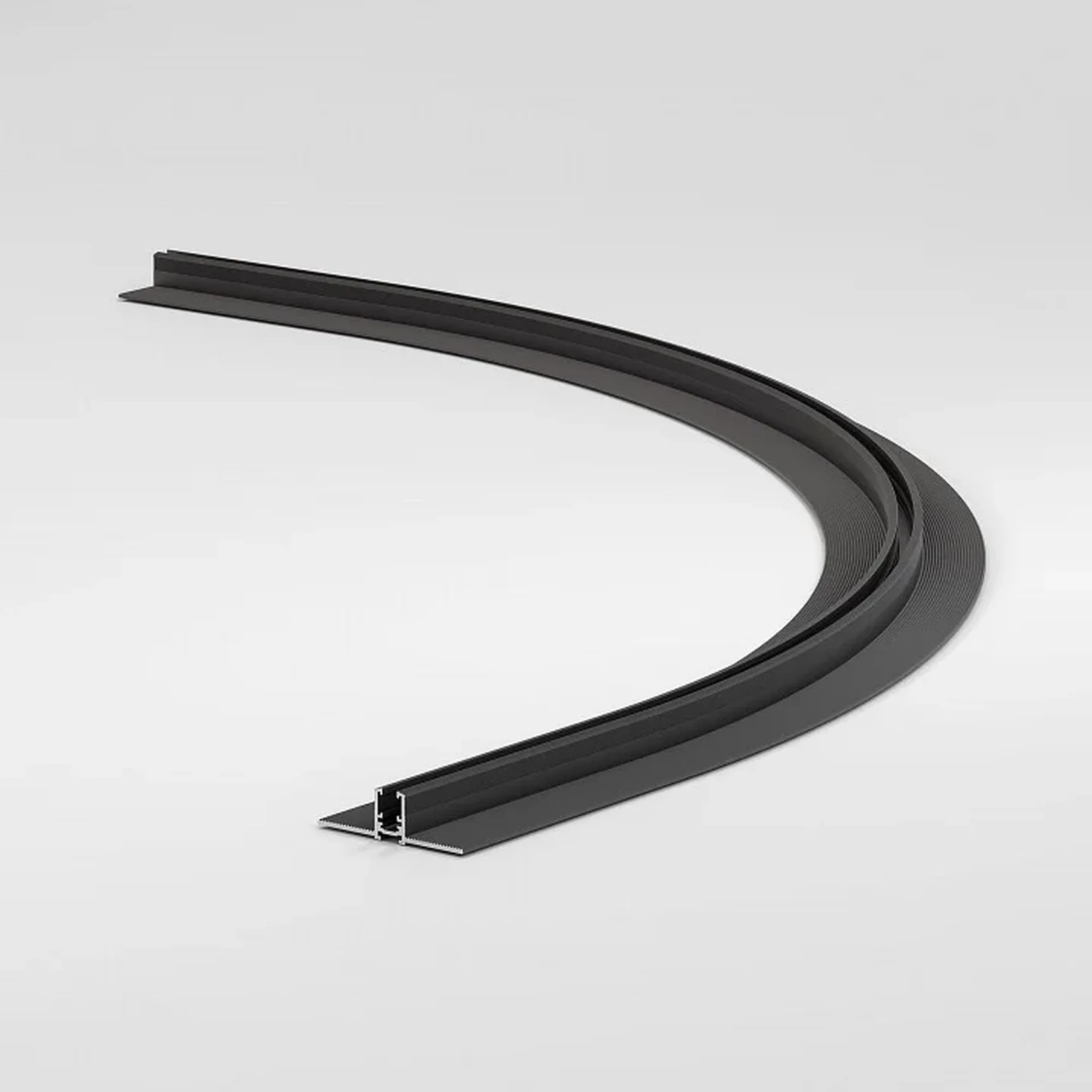 Mini Magnetic Шинопровод под ГКЛ 12,5мм черный D900 85220/00