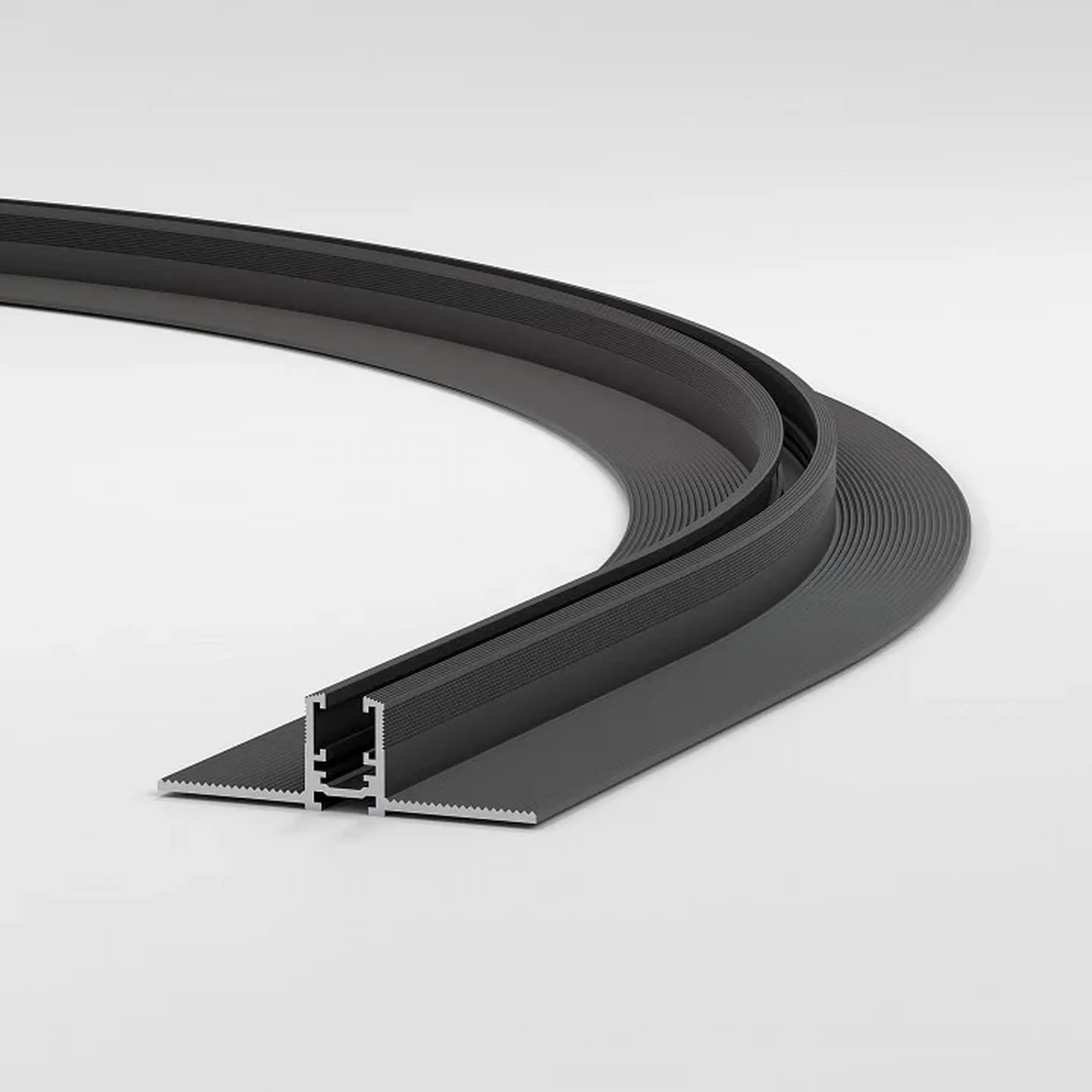 Mini Magnetic Шинопровод под ГКЛ 12,5мм черный D900 85220/00