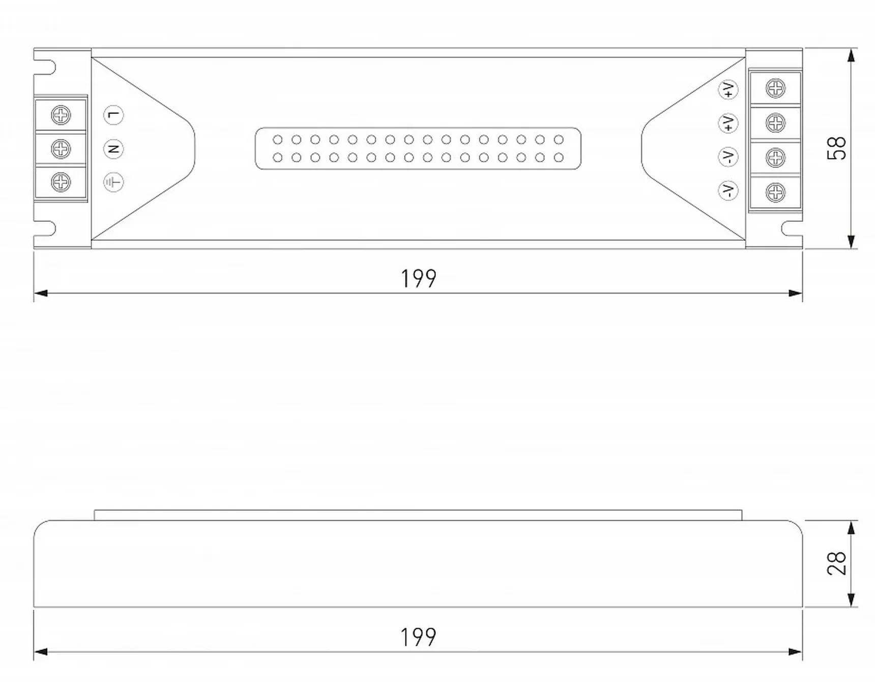 Блок питания 300W 24V IP20