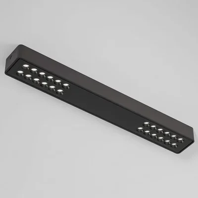 Светильник потолочный светодиодный Tend 16W 4000K черный 25115/LED
