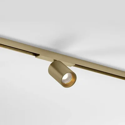 Brass Line Трековый поворотный светильник 10W 3000K латунь 85525/01