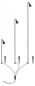 Грунтовый светильник Arte Lamp MULIPHEIN A1084PA-3BK