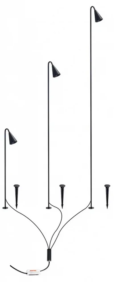 Грунтовый светильник Arte Lamp MULIPHEIN A1084PA-3BK
