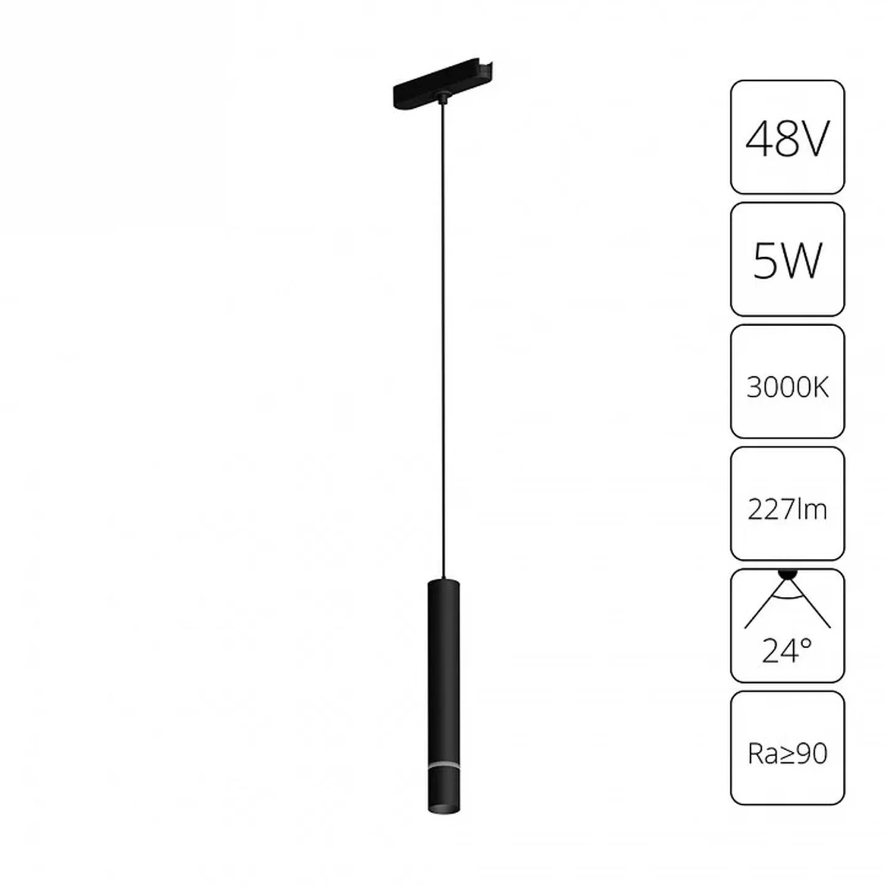 Светильник подвесной RAPID ARTE LAMP A1159PL-1BK