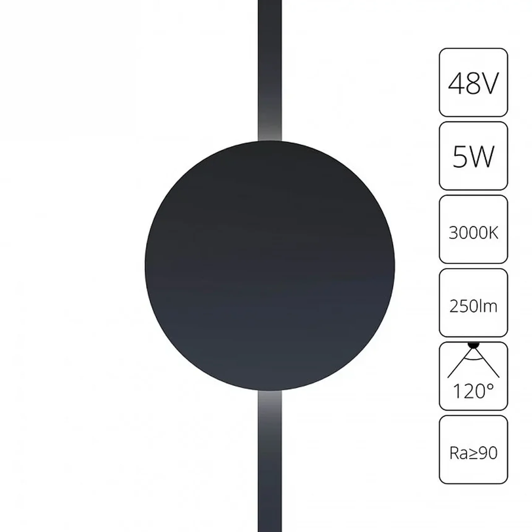 Светильник настенный RAPID ARTE LAMP A1163PL-1BK