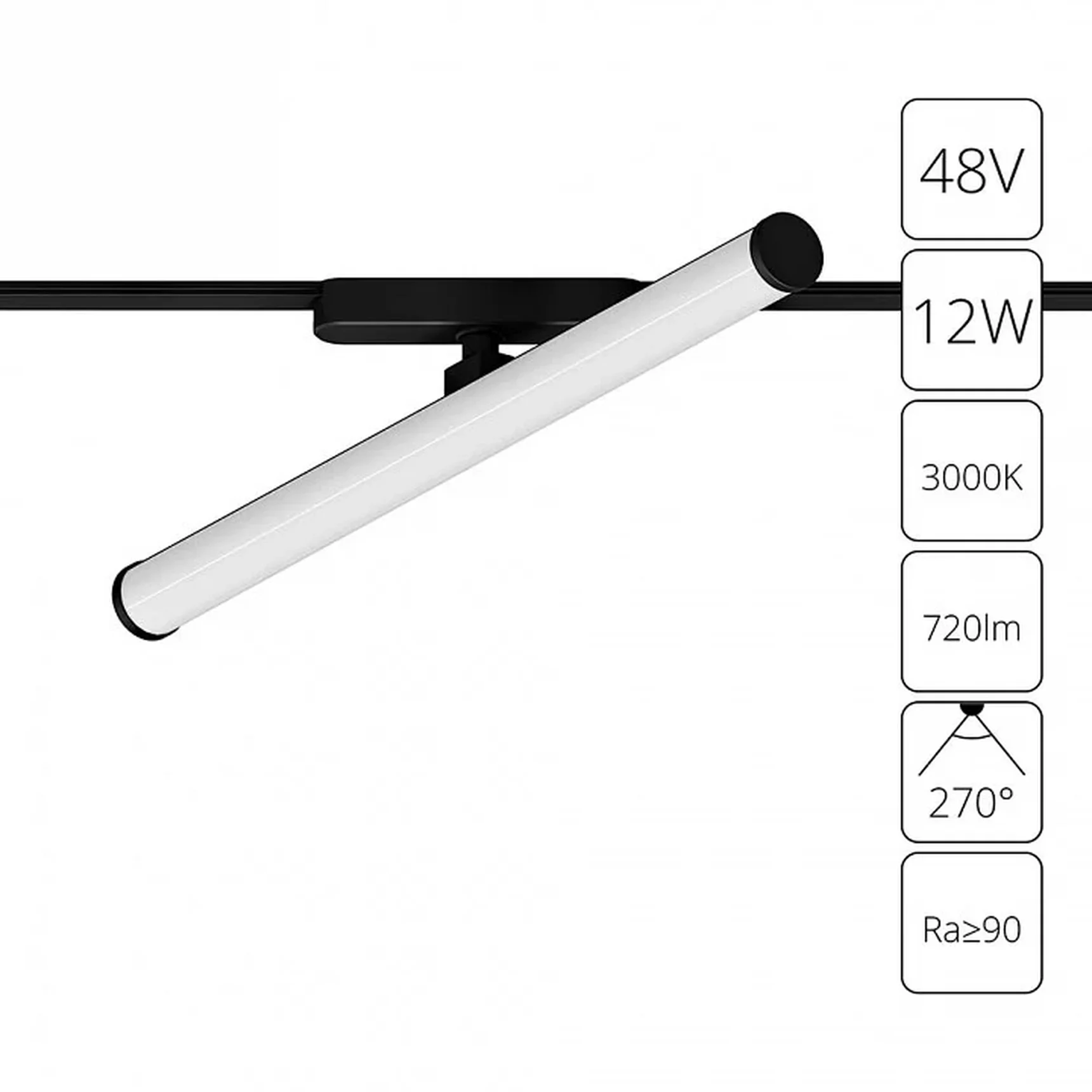 Светильник потолочный RAPID ARTE LAMP A1165PL-1BK