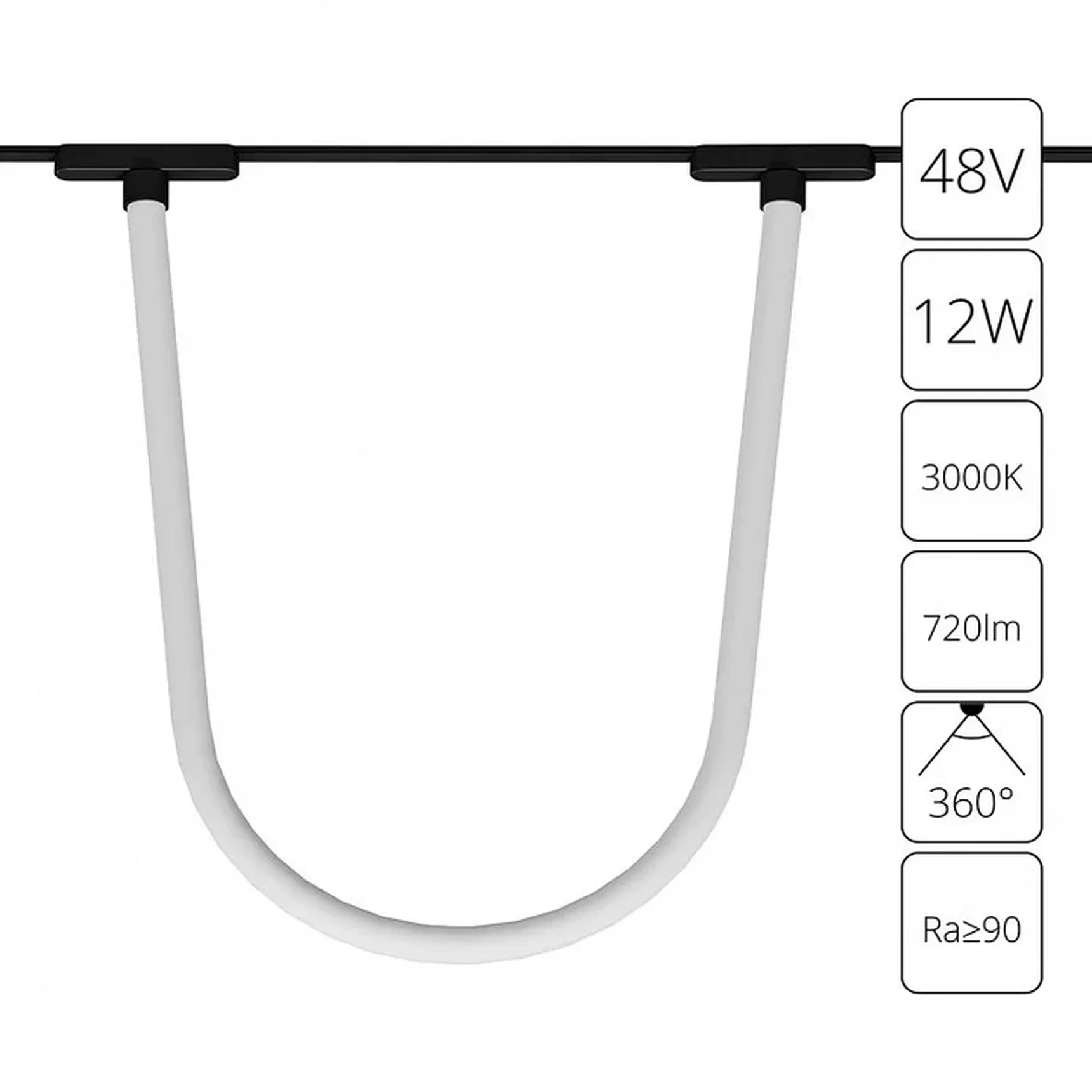 Светильник потолочный RAPID ARTE LAMP A1167PL-1BK