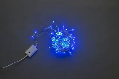 LED-BW-200-10M-240V-B, синяя на прозрачном пров.