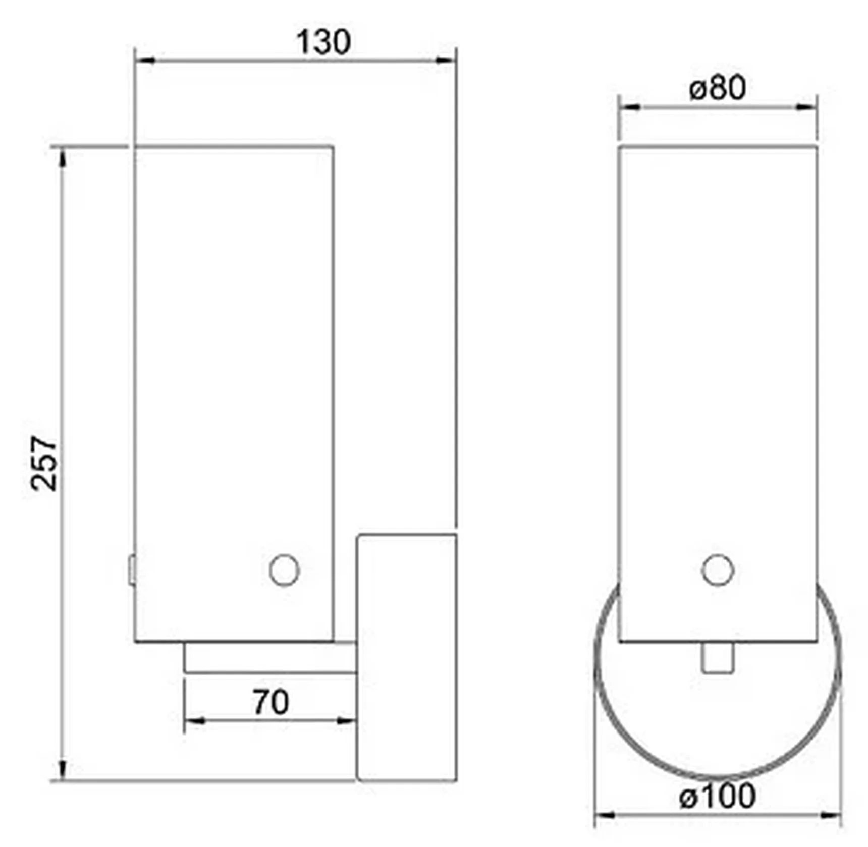 Бра Lanterna A3606AP-8BK