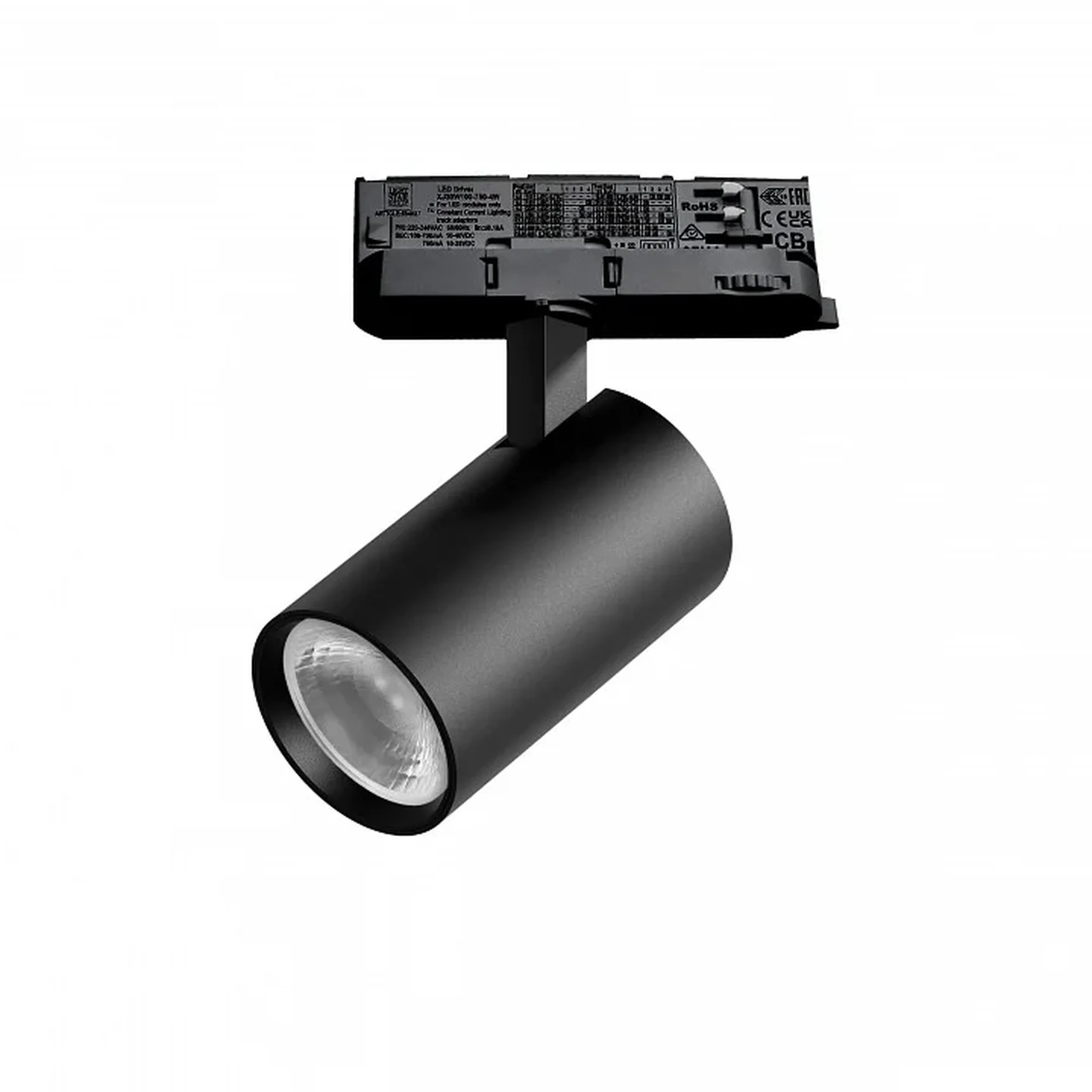 A5147QT36G Светильник ALTA BASE для трековой системы Quattro LED 15W 1880LM 36G ЧЕРНЫЙ 4000K с адаптером (215147 + 594037 + 215103)