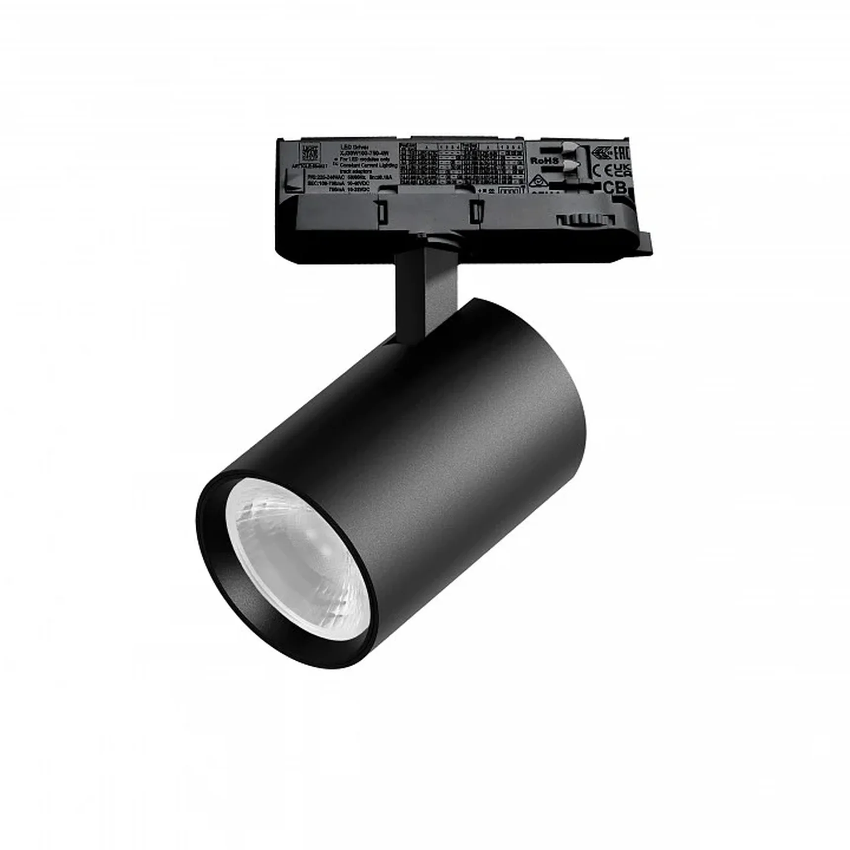 A5247QT36G Светильник ALTA BASE для трековой системы Quattro LED 24W 3040LM 36G ЧЕРНЫЙ 4000K с адаптером (215247 + 594037 + 215203)