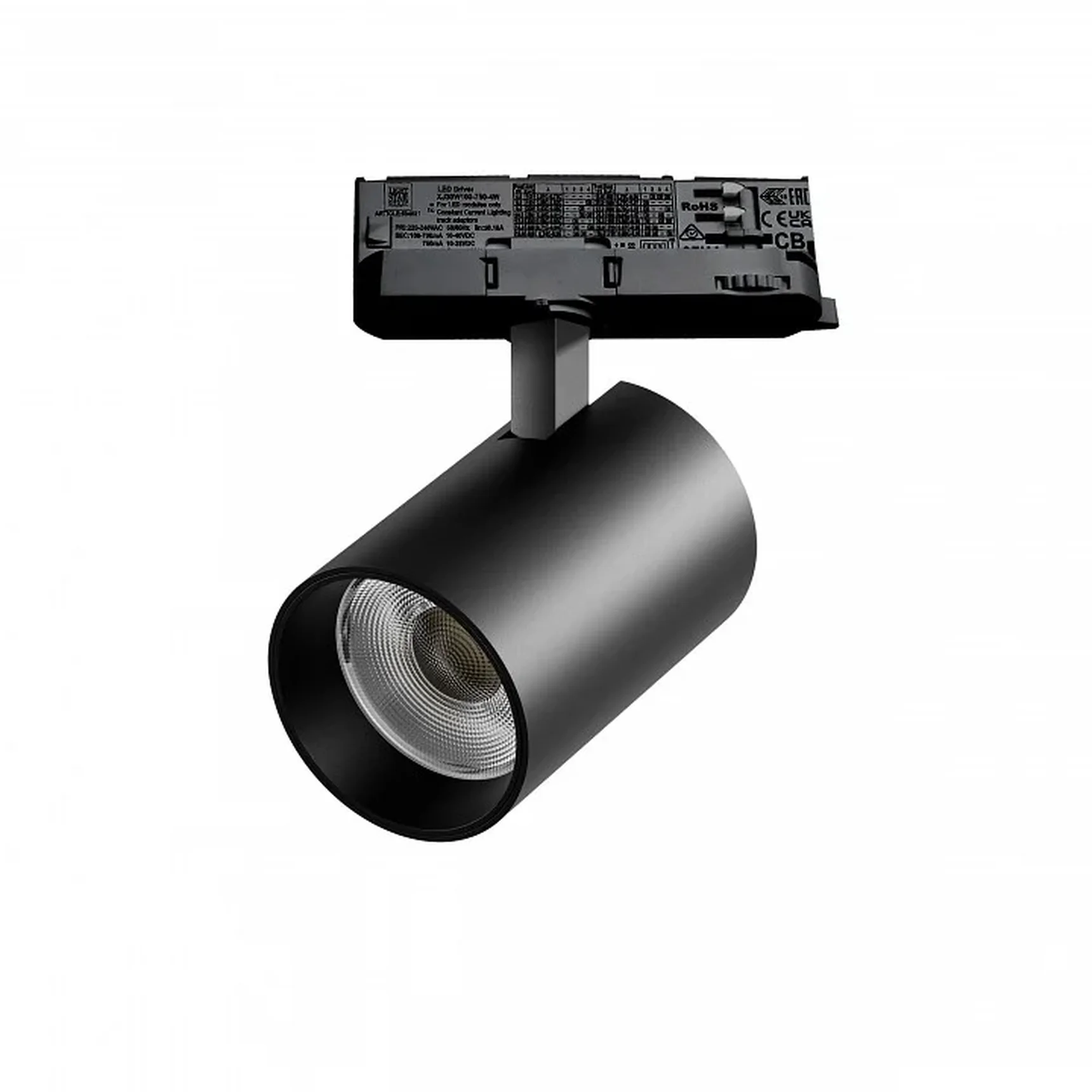 A5337QT Светильник ALTA BASE для трековой системы Quattro LED 30W 3525LM 24G ЧЕРНЫЙ 3000K с адаптером (215337 + 594037)