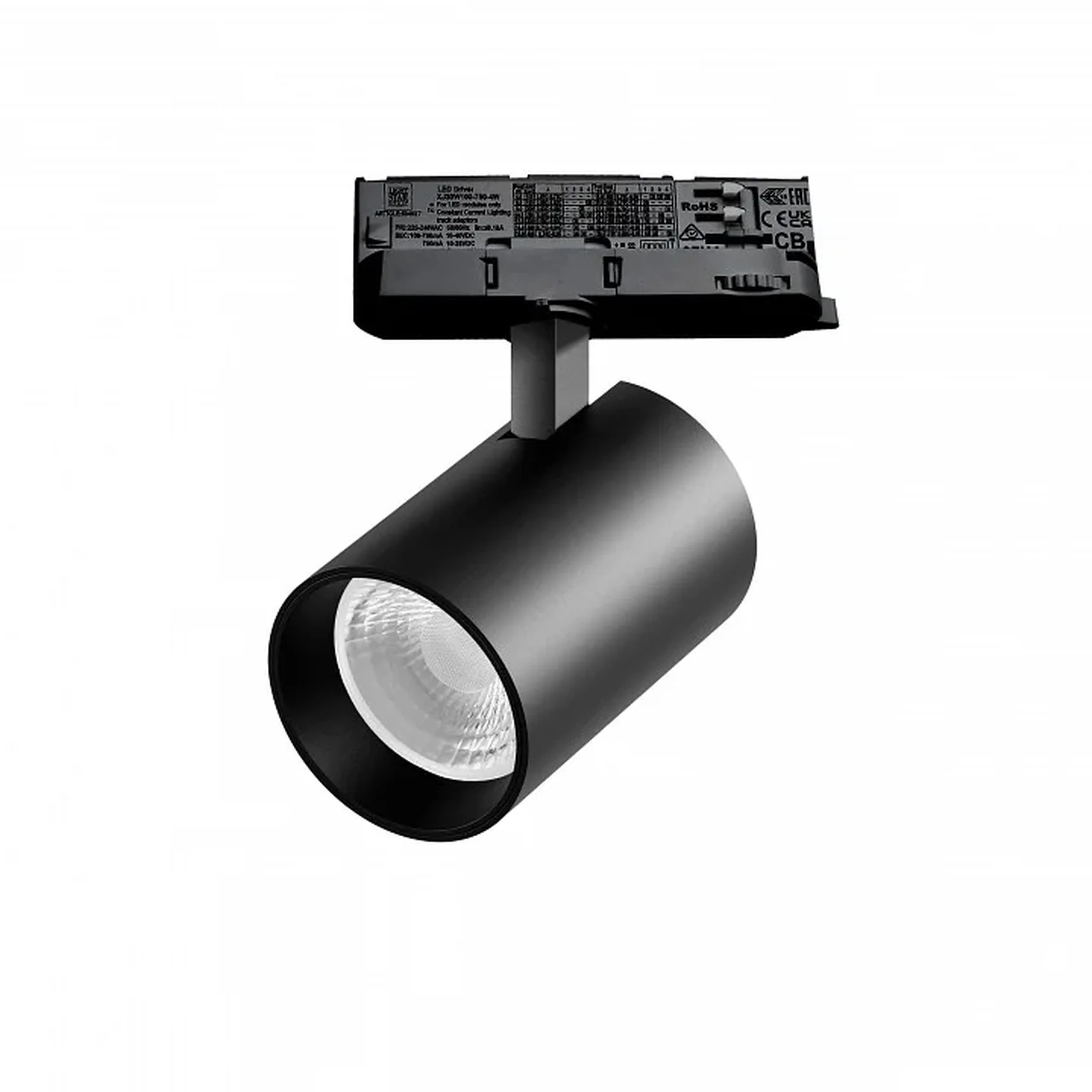 A5337QT36G Светильник ALTA BASE для трековой системы Quattro LED 30W 3525LM 36G ЧЕРНЫЙ 3000K с адаптером (215337 + 594037 + 215303)