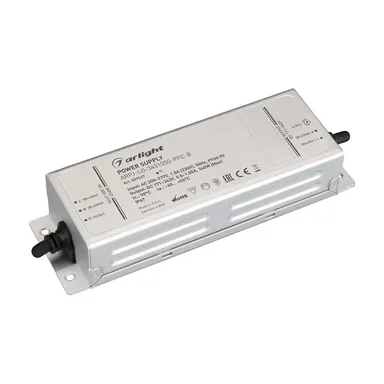 Блок питания ARPJ-LG-3431050-PFC-B (240W, 171-343V, 0.5-1.05A) (Arlight, IP67 Металл, 5 лет) 057527