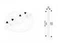 Встраиваемый светильник Mesura A7976PL-1WH