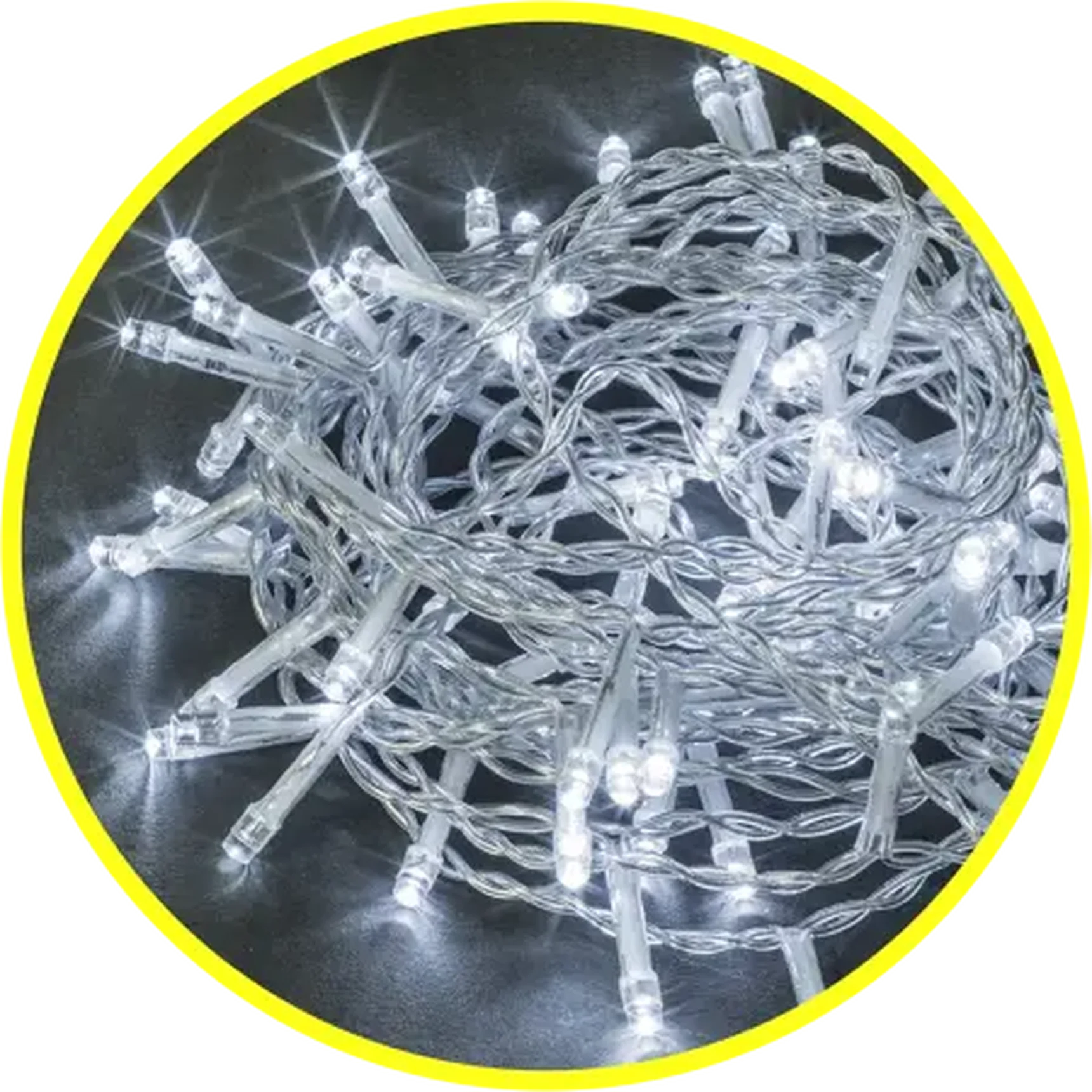 Светодиодная гирлянда NGF-S01-50CW-5-4m-230-C8-TR-IP20