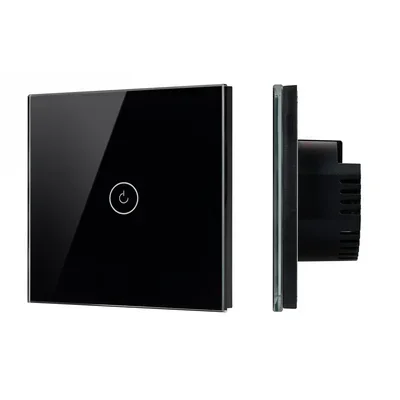 Выключатель сенсорный SWT-OMALI-S01-ZB-BK (250V, 10A, Zigbee) (Arlight, Стекло)