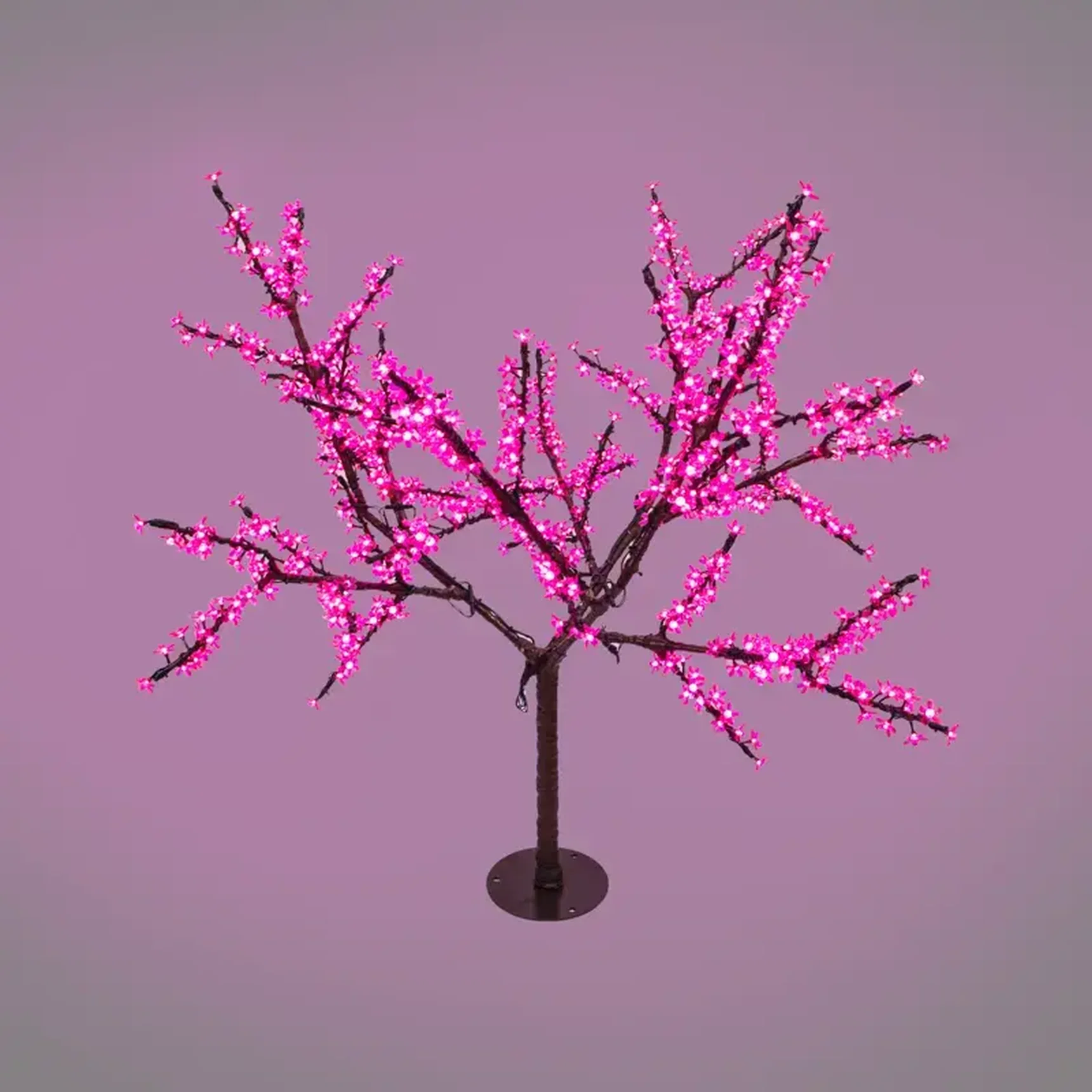 Светодиодное дерево Сакура, высота 1,5м, диаметр кроны 1,8м, розовые светодиоды, IP65, понижающий трансформатор в комплекте NEON-NIGHT