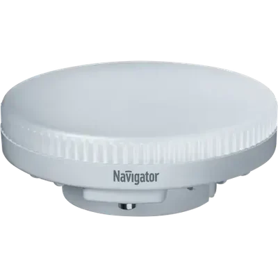 Лампа светодиодная LED 10Вт GX53 230В 2700К NLL-GX53-10-230-2.7K таблетка (плоский цилиндр)