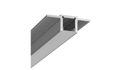 Встраиваемый в гипсокартон алюминиевый профиль Design LED без видимой рамки LG16, 2500 мм, анодированный, LG16-R
