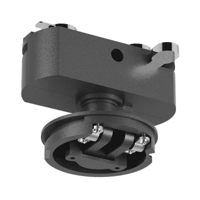 Крепление сменное М2 для светильников MINI VILLY, трековое однофазное, цвет Черный, MINI-VL-M2-BL