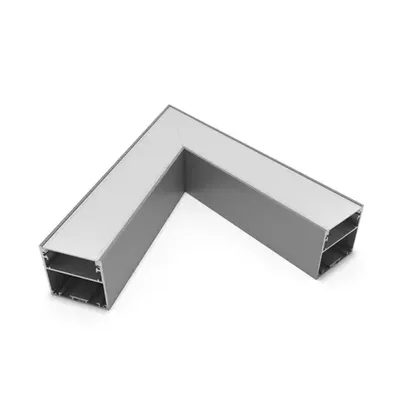 Соединитель RVE-CONNECT-60 угловой 60° для встраиваемого профиля 50x50 мм.