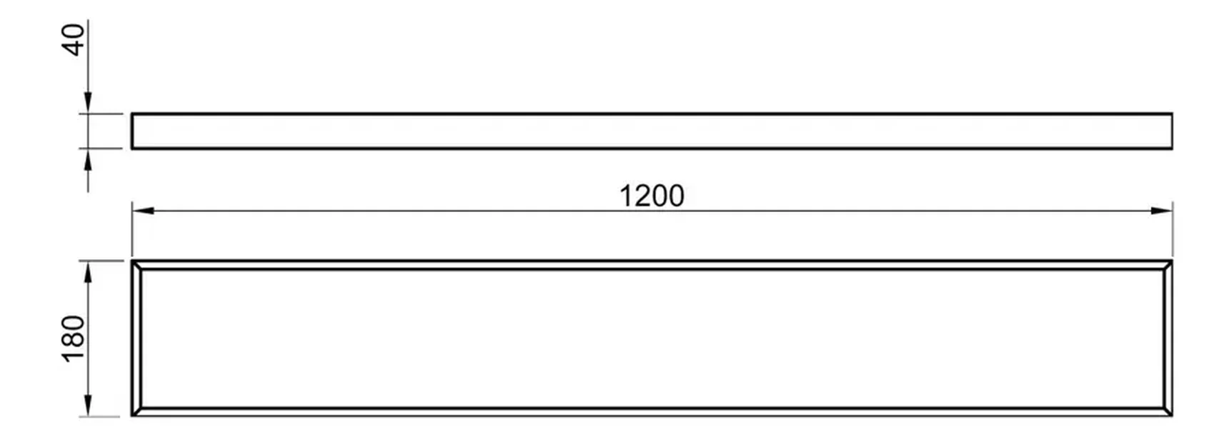 Светодиодный светильник с решеткой GL-CLASSIC Sport 144 (6500)