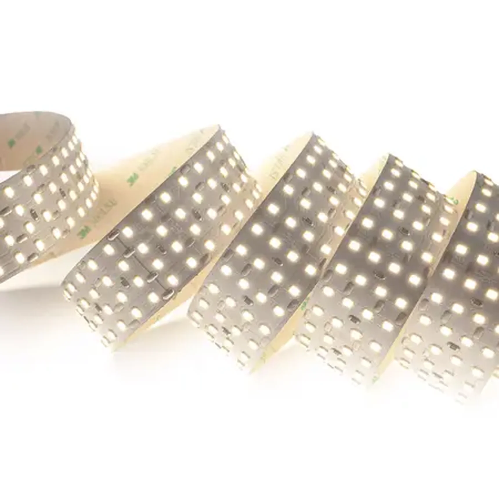 Светодиодная лента четырехрядная 2835 448/м (47Вт/м) 24В нейтральная, серия ПРО200 009100