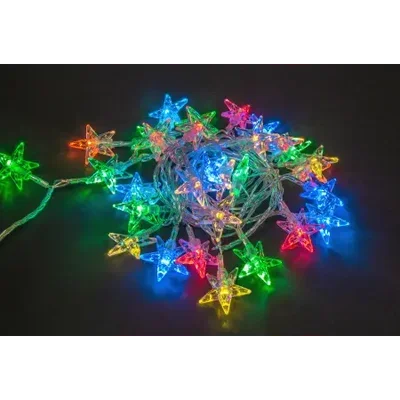 Светодиодная гирлянда NGF-D005-30RGBY-230-звёздочки