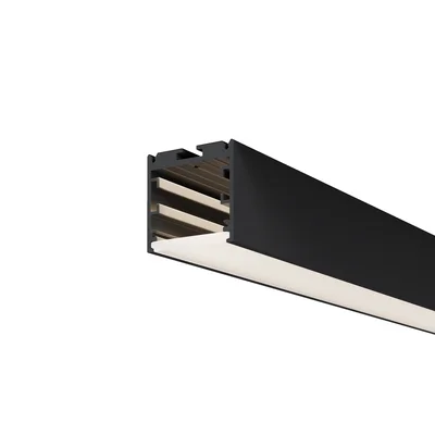 Радиусный профиль 35x35 линейный черный 2.5м, ALM-3535R-B-D-2.5M