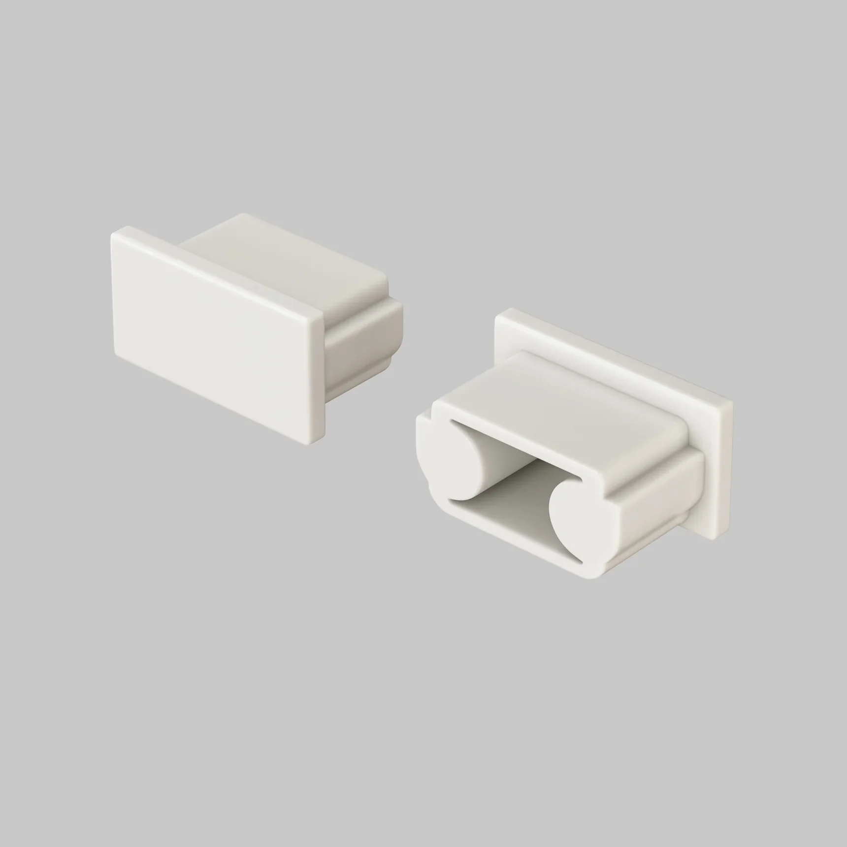 Комплект заглушек (для профиля ALM004S-2M) 10шт., ALM004EC