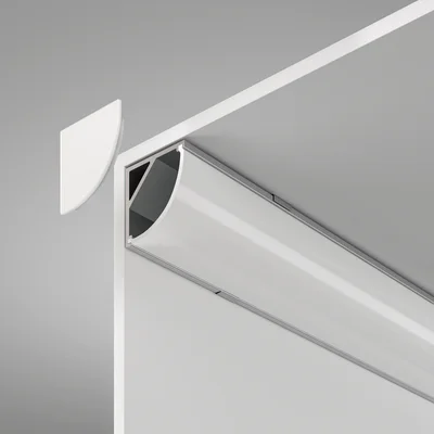 Алюминиевый профиль накладной 16x16 R, ALM008S-2M