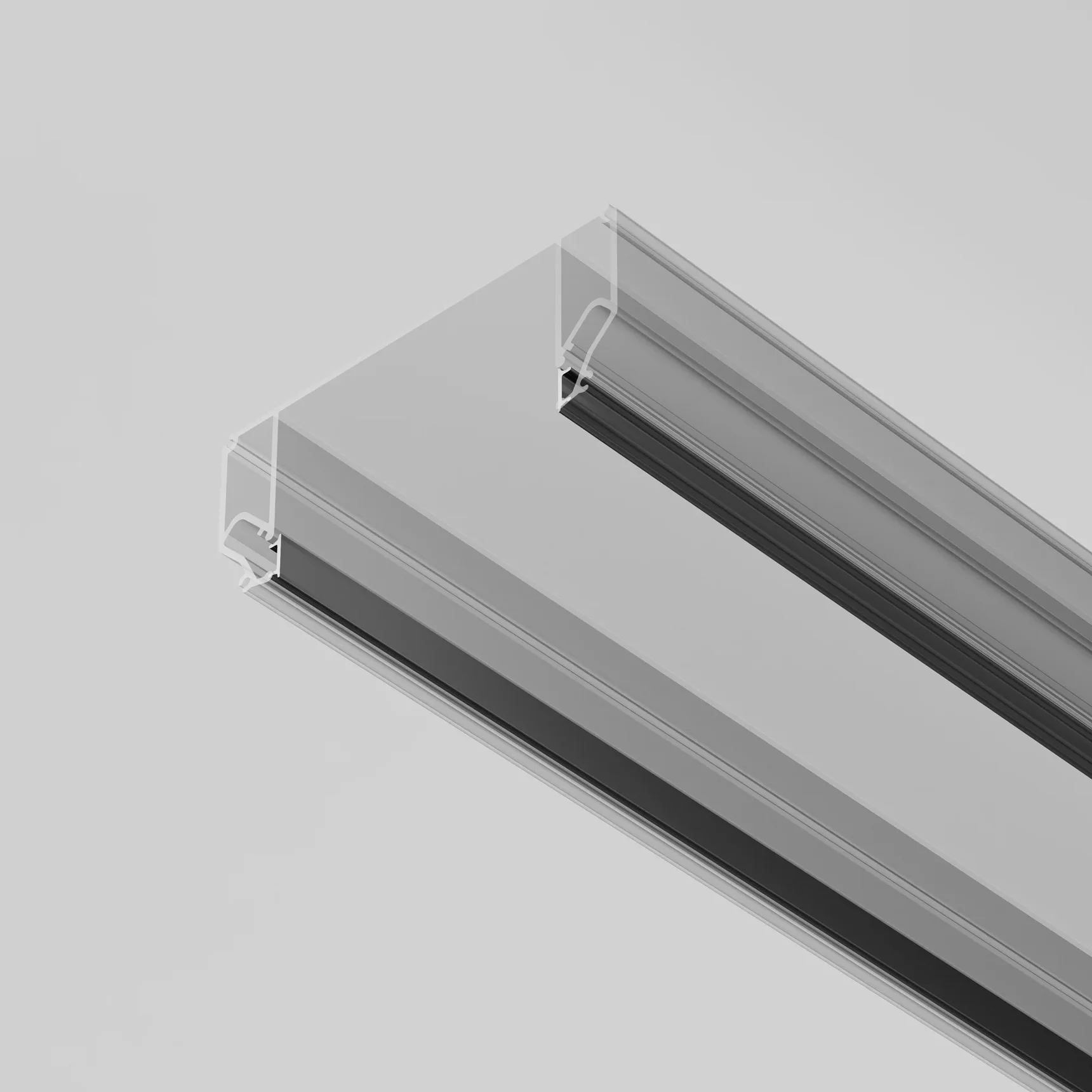 Вставка - заглушка 4м. для профиля ALM-9940-SC, ALM012-SC-B