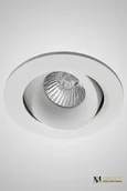 Поворотный встраиваемый точечный светильник AM Group AM129 WH