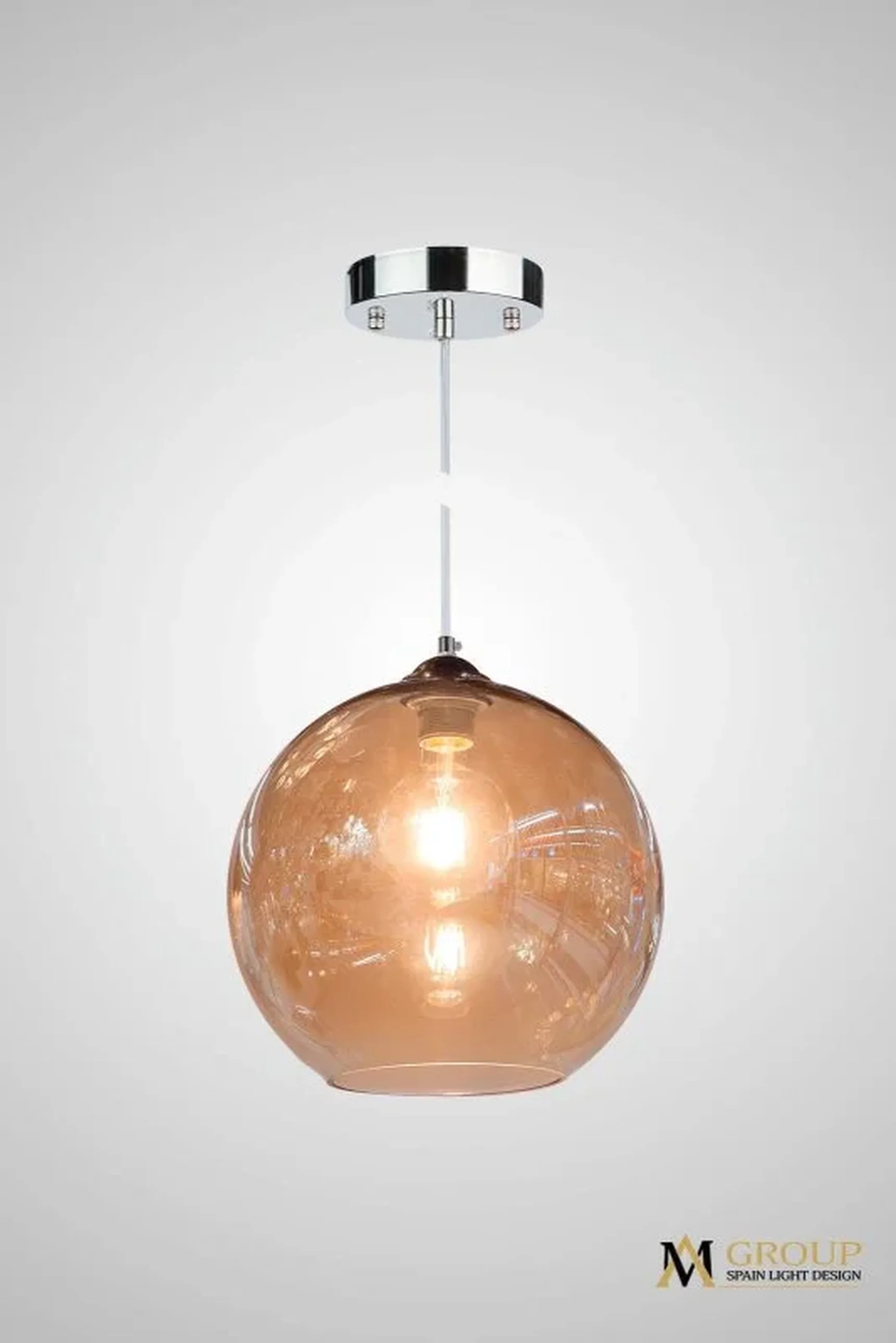 Подвесной светильник в стиле Лофт AM Group AM261-300 AMBER
