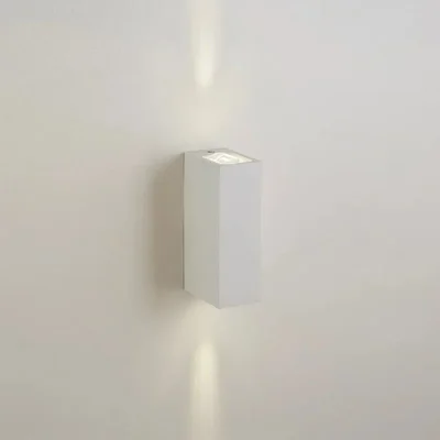 Уличный настенный светодиодный светильник AM Group AM305-2x3W-4000K WH
