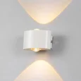 Уличный настенный светодиодный светильник AM Group AM307-2x1W-4000K WH