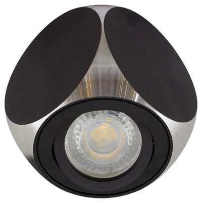 Накладной точечный светильник AM Group AM351 BK+AL