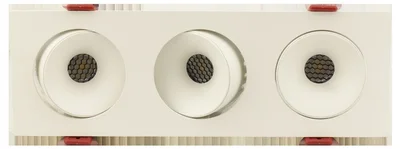 Светильник встраиваемый AM480-3 WH+WH цвет - белый (WH)