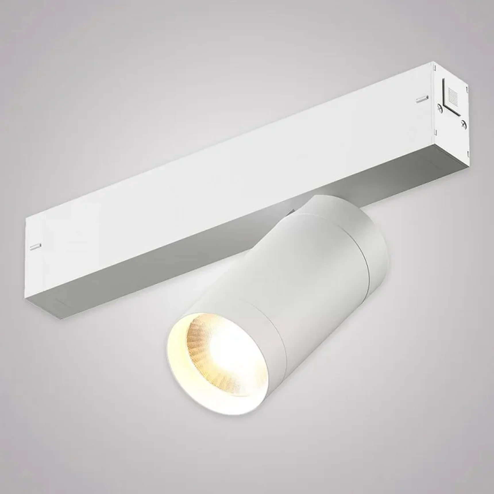 Трековый светильник SMART CYLINDER AM527 WH-220V-20W SMART