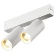 Трековый светильник PLAIN CYLINDER AM590 2X10W 3000K WH