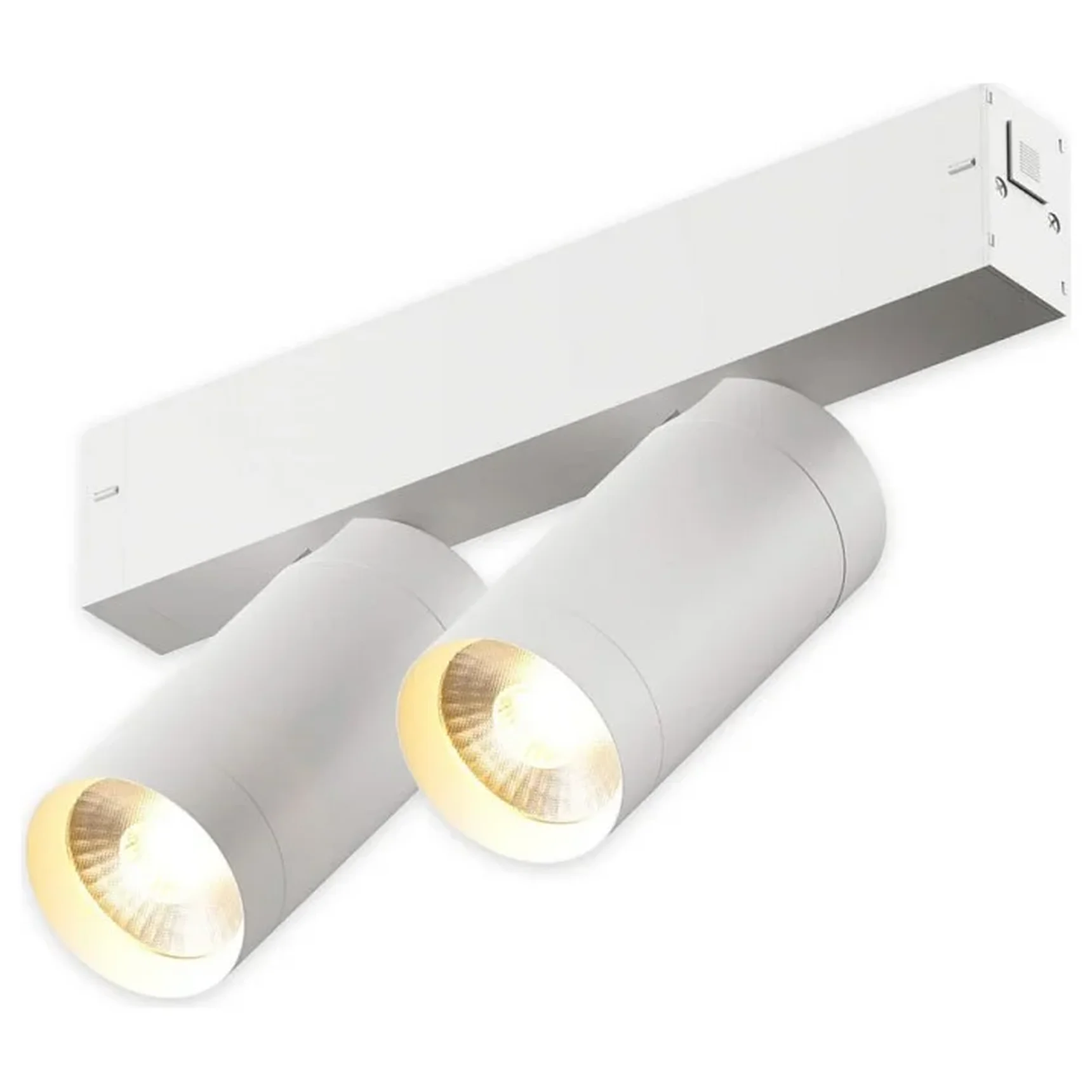 Трековый светильник PLAIN CYLINDER AM590 2X10W 4000K WH