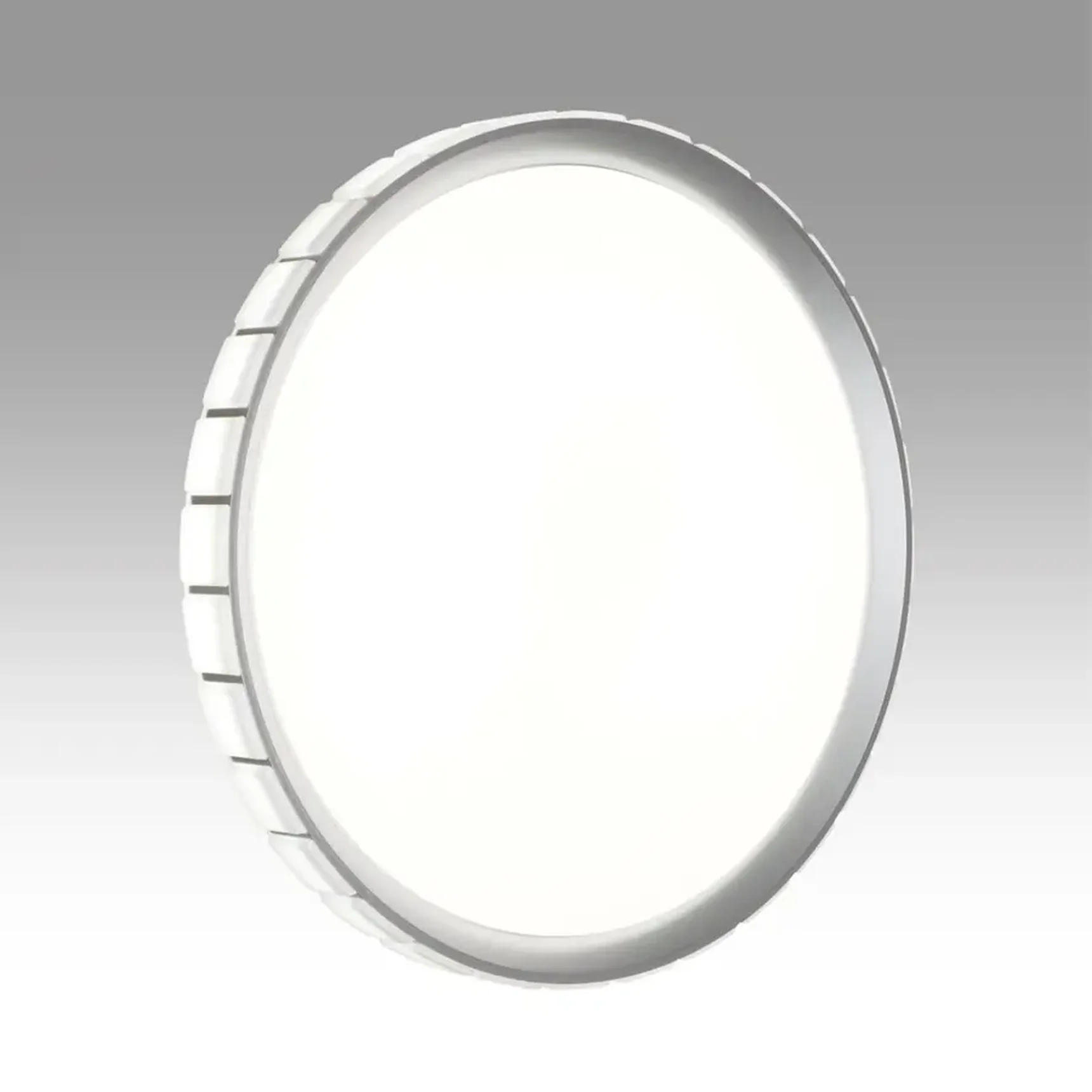 7696/EL PALE SN 90 Светильник пластик/серебристый LED 70Вт 3000-6000К D495 IP43 пульт ДУ KUPI SILVER