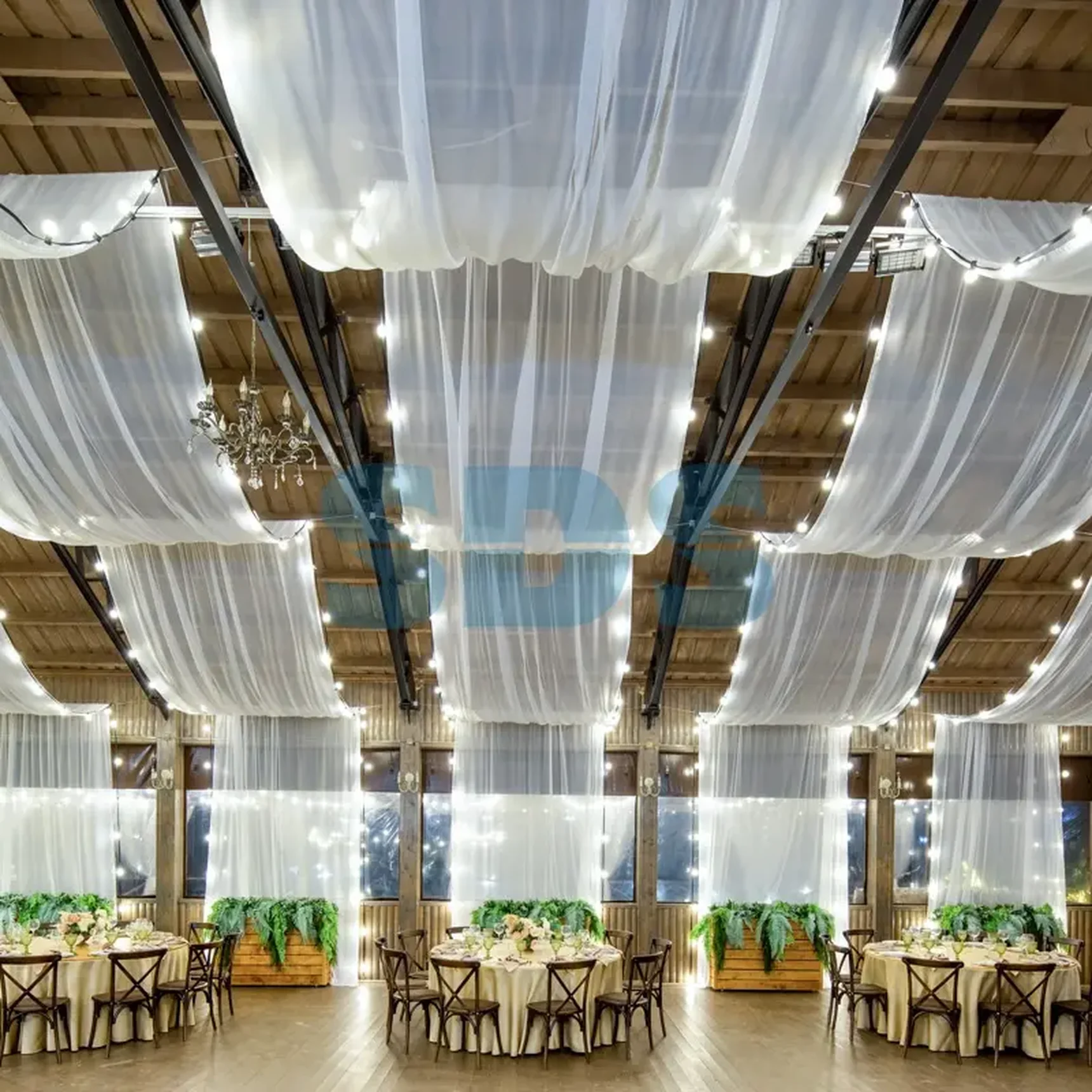 Белт-Лайт 20 м, черный каучук, шаг 50 см, 40 подвесных патронов, IP44