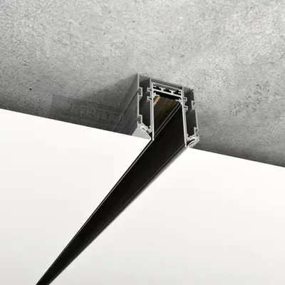 Магнитный шинопровод RVE-PRIME-TREK-SCS-1000 для натяжных потолков;цвет корпуса черный (ral9005) длина 1000мм.