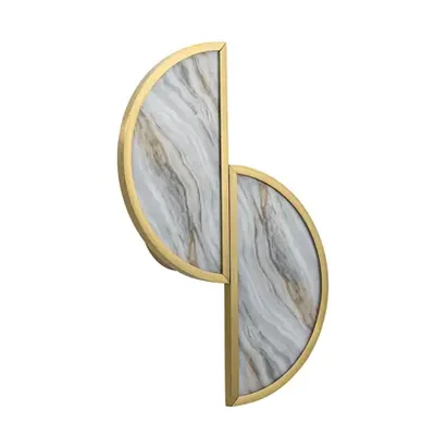 5448/2W L-VISION ODL_EX25 119 Настенный светильник бронзовый/металл/акрил/искусственный мрамор IP20 LED 2*G9 40W 220V TOSCANA