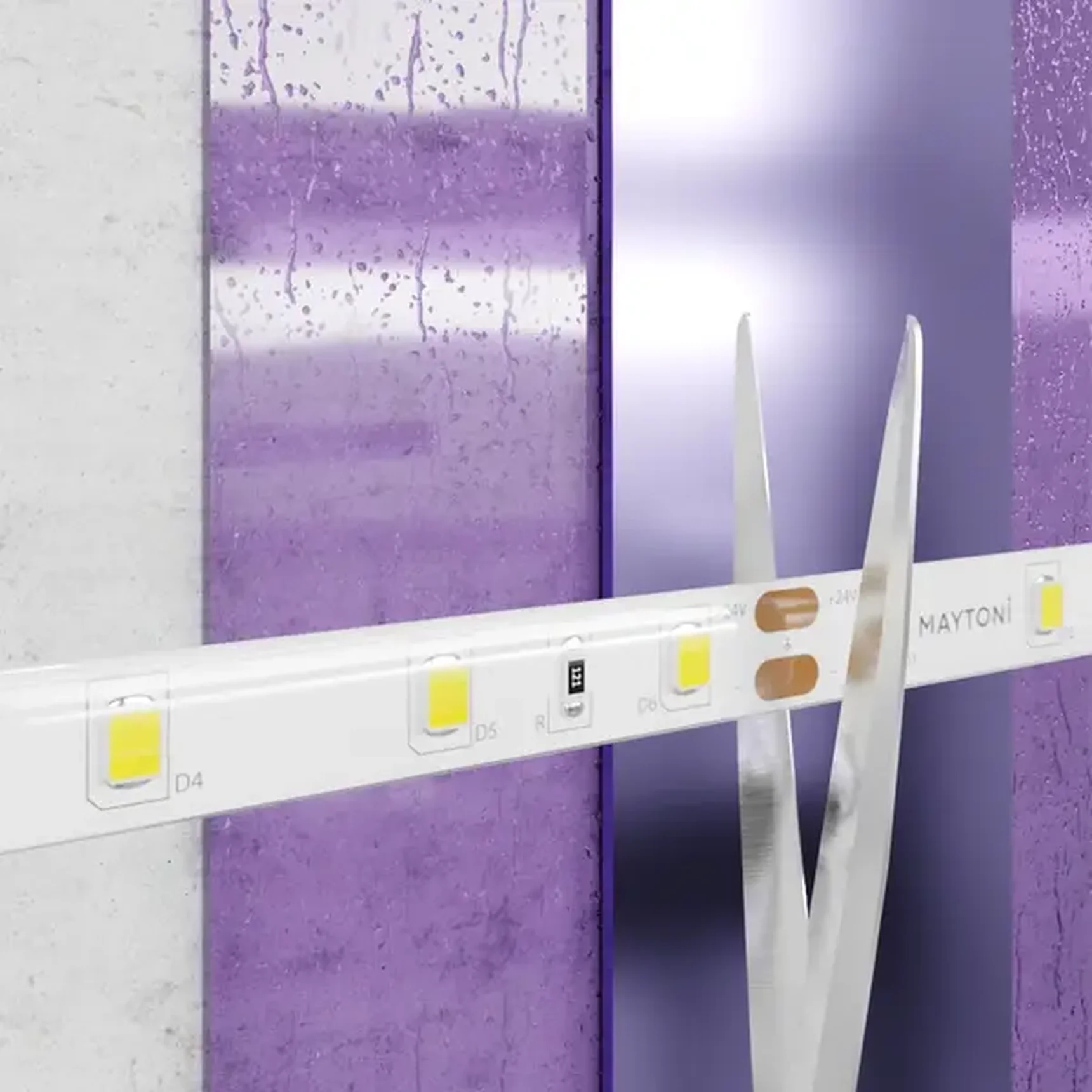 Светодиодная лента 24В 2835 7,2Вт/м 3000K 5м IP65, 20016