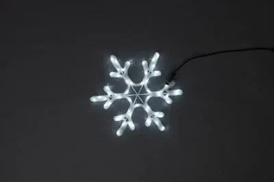 LED-XM(FR)-2D-CK005-B-24"Мотив Снежинка белый