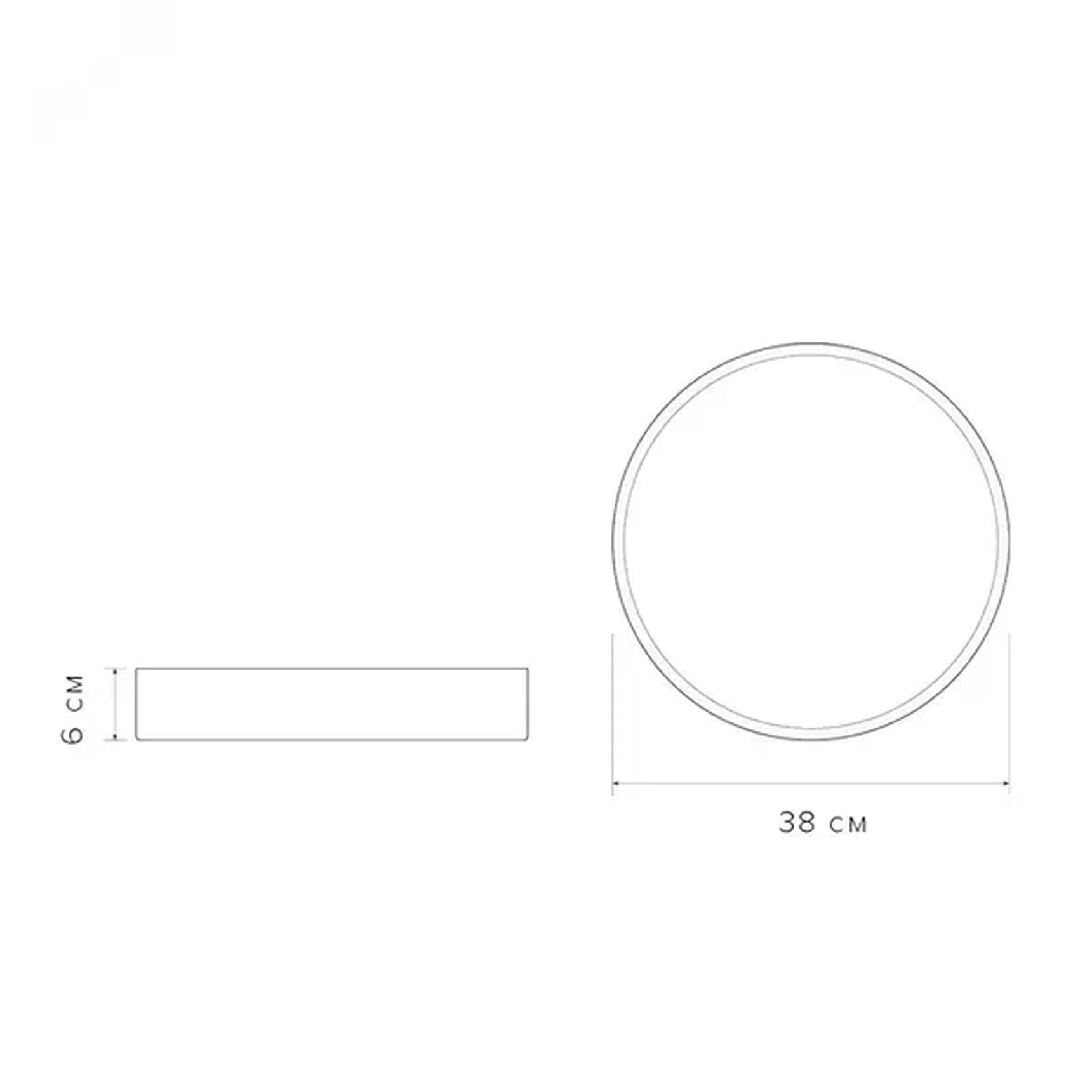 Светильник светодиодный потолочный PPB Scandic-R 36w 4000K GR IP20, 5036888