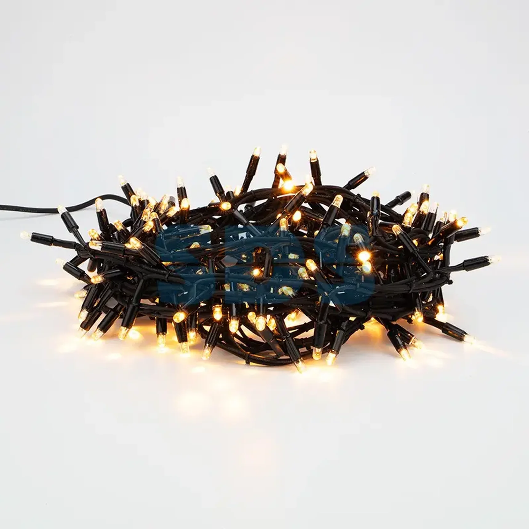 Гирлянда «Кластер» 10 м,  200 LED,  черный каучук,  IP67, соединяемая,  цвет свечения теплый белый NEON-NIGHT